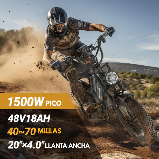 VoltRider Pro™ - Potencia brutal en montaña y ciudad