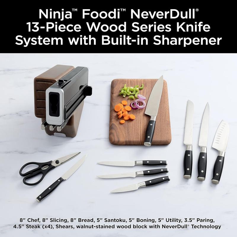 Ninja™ Neverdull 13-Knife Set + FREE Pro Air Oven