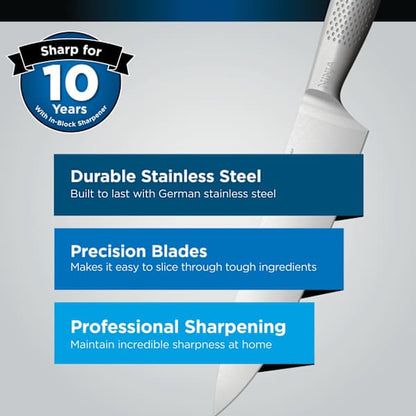 Ninja™ Neverdull 13-Knife Set + FREE Pro Air Oven